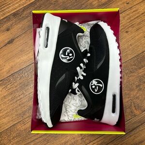 Zumba Fitness Black and White Athletic Shoes